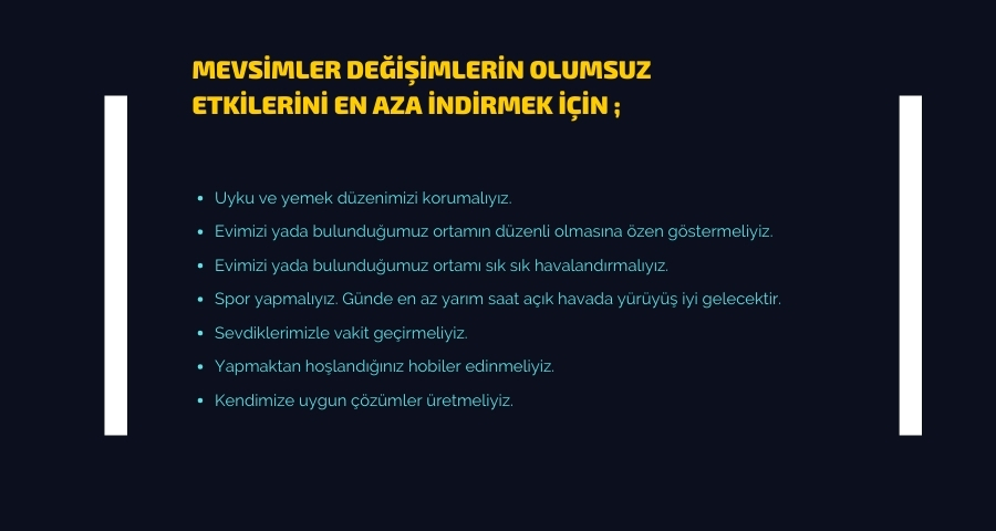 Mevsimsel Psikolojiler