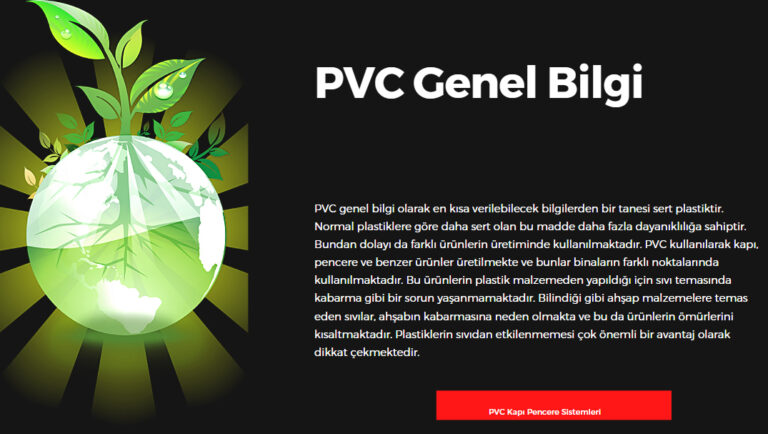 Pvc Hakkinda Bilgiler