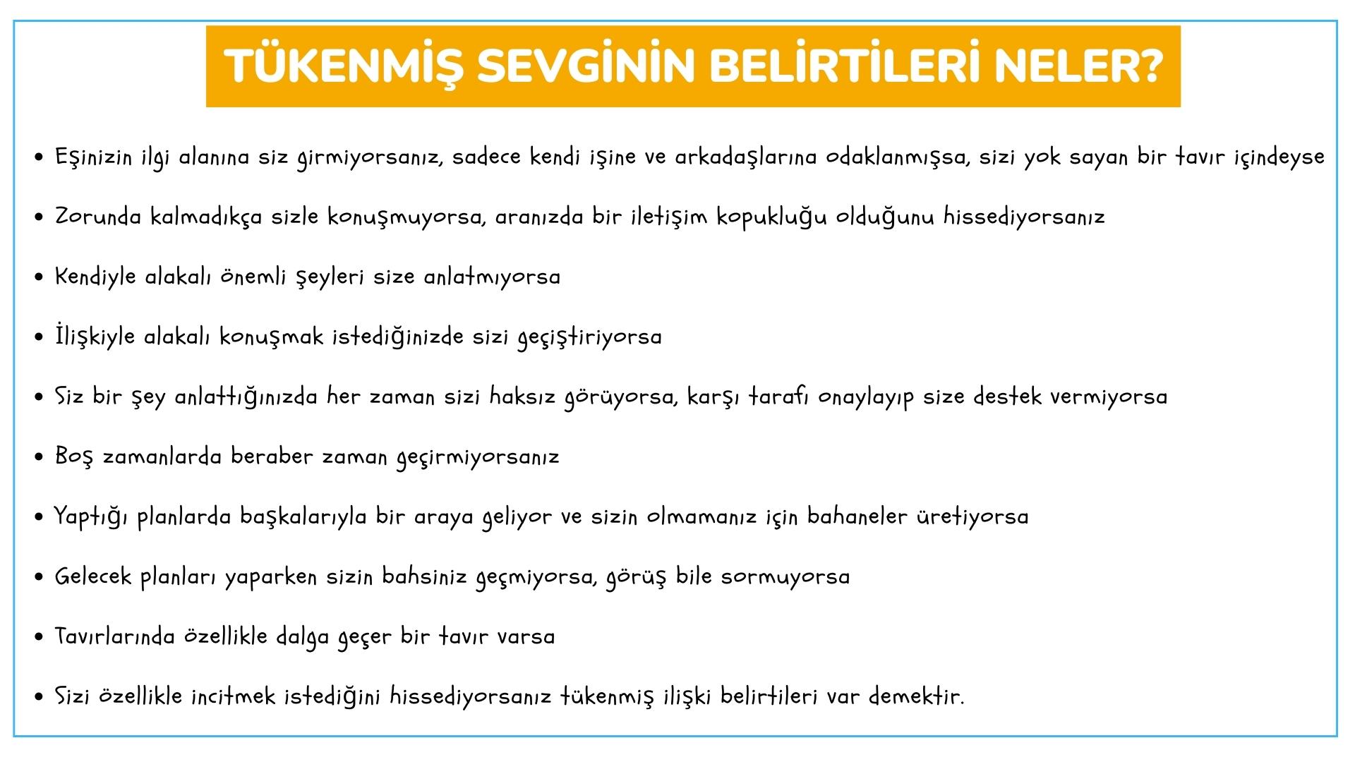 Tükenmiş Sevginin Belirtileri Neler?